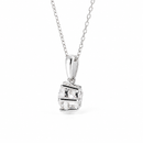 Moissanite Solitaire Necklace (2ct)