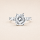 Portuguese Cut Moissanite Dress Ring (5 ct)