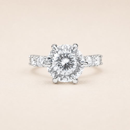 Portuguese Cut Moissanite Dress Ring (5 ct)