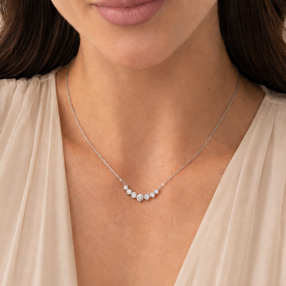 Celeste Moissanite Necklace
