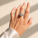 Portuguese Cut Moissanite Dress Ring (5 ct)