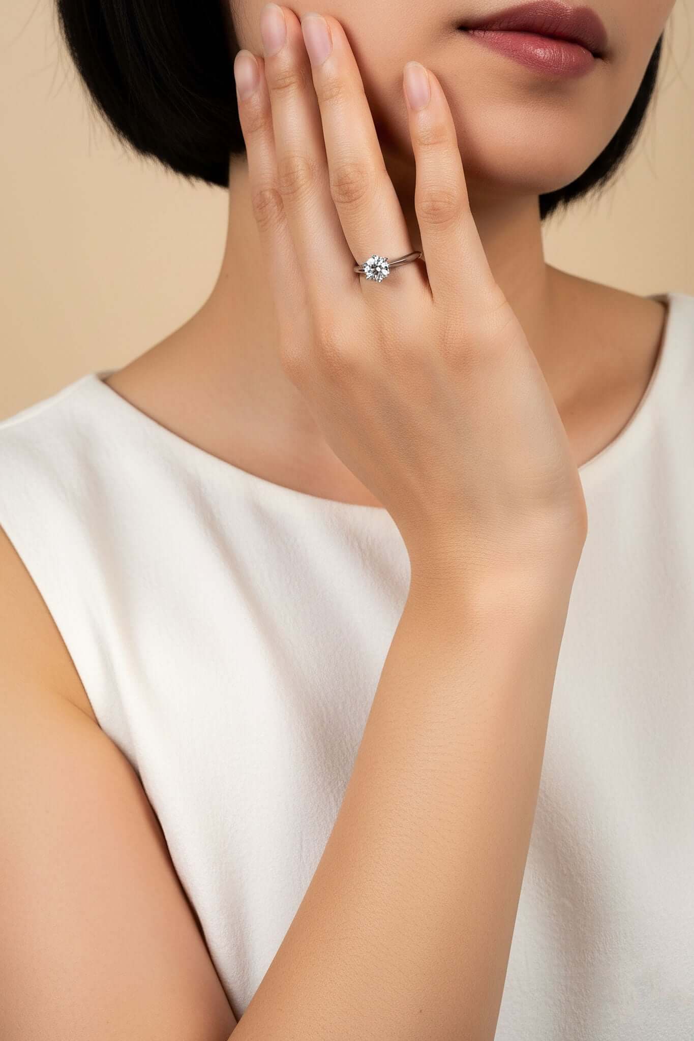 Affordable moissanite ring NZ wedding gift